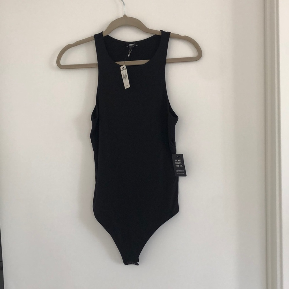 Size S black Express body contour bodysuit NWT.